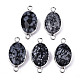 Natural Snowflake Obsidian Links/Connectors(G-T131-102-04)-1