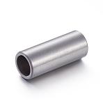 Tarnish Resistant 304 Stainless Steel Magnetic Clasps with Glue-in Ends, Column, Stainless Steel Color, 16x7mm, Hole: 5mm(STAS-L131-01)