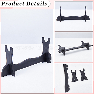 Supports de pr&eacute;sentation d'&eacute;p&eacute;es en plastique &agrave; un niveau(ODIS-WH20002-02C)-6