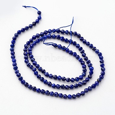 Natural Lapis Lazuli Beads Strands(X-G-K127-03F-3mm)-2
