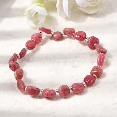 Natural Rhodonite Beads Bracelets(GG-CBA05D5-02B-06A)-2