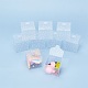 Polka Dot Pattern Transparent PVC Square Favor Box Candy Treat Gift Box(CON-BC0006-28)-5