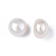 Half Drilled Natural Cultured Freshwater Pearl Beads(PEAR-N020-02A)-4