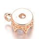 Light Gold Plated Brass Micro Pave Cubic Zirconia Charms(ZIRC-L054-02C-NR)-2