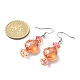 Glass Candy Dangle Earrings(EJEW-TA00246)-3
