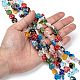 Heart Handmade Millefiori Glass Beads Strands(LK-R004-68)-4