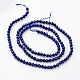Natural Lapis Lazuli Beads Strands(X-G-K127-03F-3mm)-2