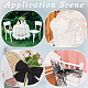 Polyester Lace Trim Ribbons(SRIB-WH220020-058A)-4