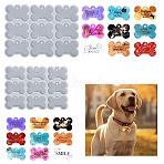 Bone Silicone Molds, Resin Casting Molds, For UV Resin, Epoxy Resin Craft Making, White, 162x115x7mm, Hole: 3.5mm, Inner Diameter: 35mm(SIL-V005-05)
