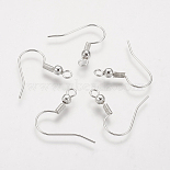 Silver Brass Earring Hooks(X-KK-Q261-4-NF)