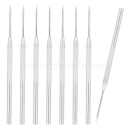 8Pcs Polymer Clay Sculpture Tool, Carving Craft Stainless Steel Needle Pottery Tools, Stainless Steel Color, 15.5x0.65cm, Pin: 1.6mm(DIY-UN0004-15)