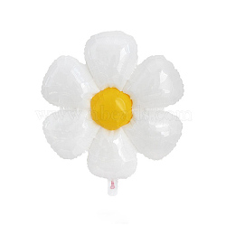 Flower Aluminum Balloons, for Festive Party Decorations, White, 710x710mm(FEPA-PW0001-023B)