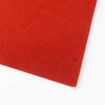 Non Woven Fabric Embroidery Needle Felt for DIY Crafts, Red, 30x30x0.2cm, 10pcs/bag
