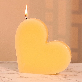 DIY Silicone Candle Molds, for Scented Candle Making, Heart, 12.5x14.4x2.65cm