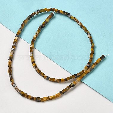 Natural Tiger Eye Beads Strands(G-B064-A33)-2