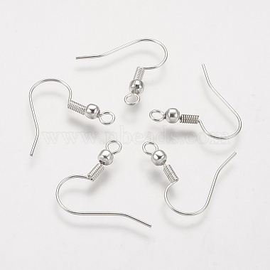 Silver Brass Earring Hooks