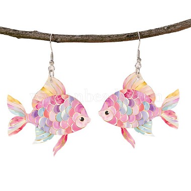 Acrylic Dangle Earrings(WG47D4F-01)-2