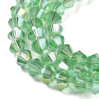 Transparent Electroplate Glass Beads Strands(GLAA-F029-2mm-A24)-3