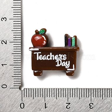 Teacher's Day Theme Opaque Resin Cabochons(RESI-Z018-01D)-3