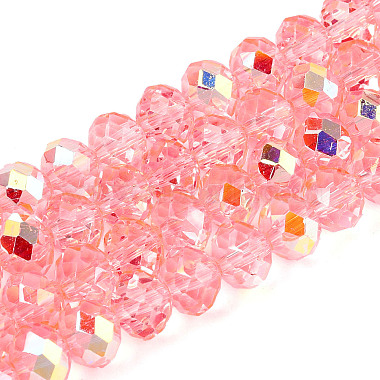 Transparent Glass Beads Strands(EGLA-N016-8mm-09)-1