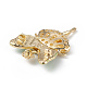 Broche en émail danseuse papillon avec strass(JEWB-P016-01G-01)-5