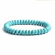 bracelet turquoise avec bracelet corde élastique(DZ7554-20)-1