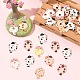 20個のプリント合金ペンダント(FIND-YW0012-04)-4
