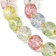 Synthetic Colored Topaz Crystal Beads Strands(G-Q010-A14-01)-4
