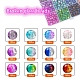 840Pcs 12 Colors Spray Painted Crackle Glass Beads(CCG-YW0001-11)-2