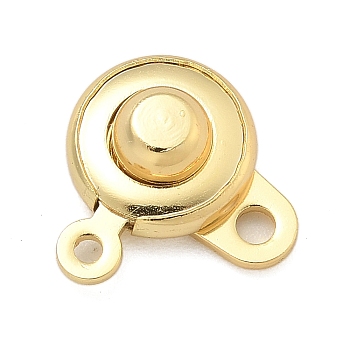 Brass Finding, Flat Round, Real 18K Gold Plated, 24mm