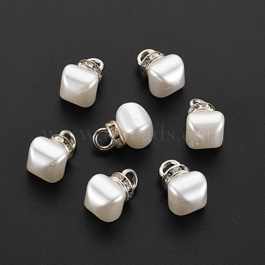Platinum Creamy White Nuggets ABS Plastic Charms