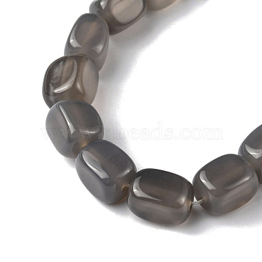 Natural Grey Agate Beads Strands(G-F743-02P)-4