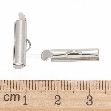 Iron Slide On End Clasp Tubes(X-IFIN-R212-1.6cm-P)-3
