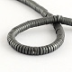 Matte Non-magnetic Synthetic Hematite Beads Strands(G-R211-38)-2