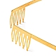 Brass Hair Band Findings(MAK-K021-11G)-2