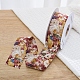 10 Yards Double Face Flower Print Polyester Ribbons(PW-WG74490-01)-1