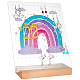 Transparent Acrylic Slant Back Earring Display Stands(EDIS-WH0035-20A-01)-1