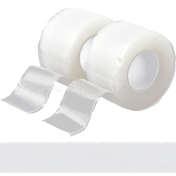 2 Rolls Waterproof Silicone Adhesive Tape, Multi-Purpose Repair Tape, Clear, 2.5x0.05cm, 3m/roll(FIND-GF0006-08A)