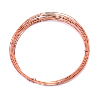 Square Bare Copper Craft Wire, Raw Copper Wire, Copper Jewelry Craft Wire, 21 Gauge(0.7mm), 5m/roll