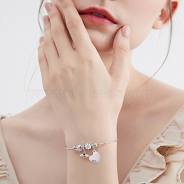 8Pcs 4 Styles Hollow Heart with Word(STAS-CJ0001-223)-7