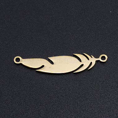 Golden Feather Stainless Steel Links