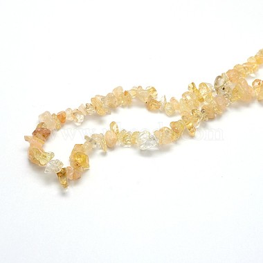 Chapelets de perles de citrine naturelle(X-G-O049-B-29)-3