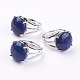 Lapis naturelles réglables anneaux de doigt lazuli(X-RJEW-F075-01L)-1