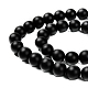 Natural Black Agate Beads Strands(X-G-D543-10mm)-3