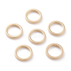 Brass Linking Rings, Long-Lasting Plated, Round Ring, Real 24K Gold Plated, 8x1mm, Inner Diameter: 6mm(X-KK-Y003-03C-G)