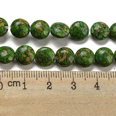 Dyed Synthetic Turquoise Beads Strands(G-B070-E01-01)-5