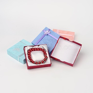 Cardboard Bracelet Boxes with Flower(BC046)-1