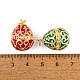 Brass Enamel Pendants(KK-E112-13G)-4