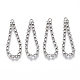 Brass Rhinestone Cup Chain Pendants(X-KK-R129-07P)-1