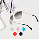 Delorigin 20 paires 5 couleurs flèche silicone lunettes oreille poignées manchon support(AJEW-DR0001-20)-5